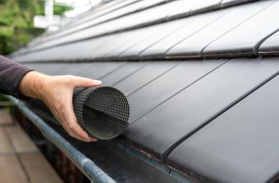 Gutter Cover System on a Home